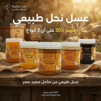 خير الصعيد لبيتك 🍯 | مناحل الصعيد تقدم أفضل نوع عسل نحل أصلي في مصر