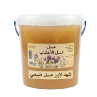 عسل الأعشاب البرية الخام 4 كيلو من شهد لاين | عسل نحل طبيعي 100% من صعيد مصر