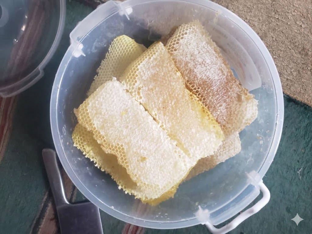 شمع العسل الطبيعي من شهد لاين: مخزن الطبيعة السري للصحة والشفاء