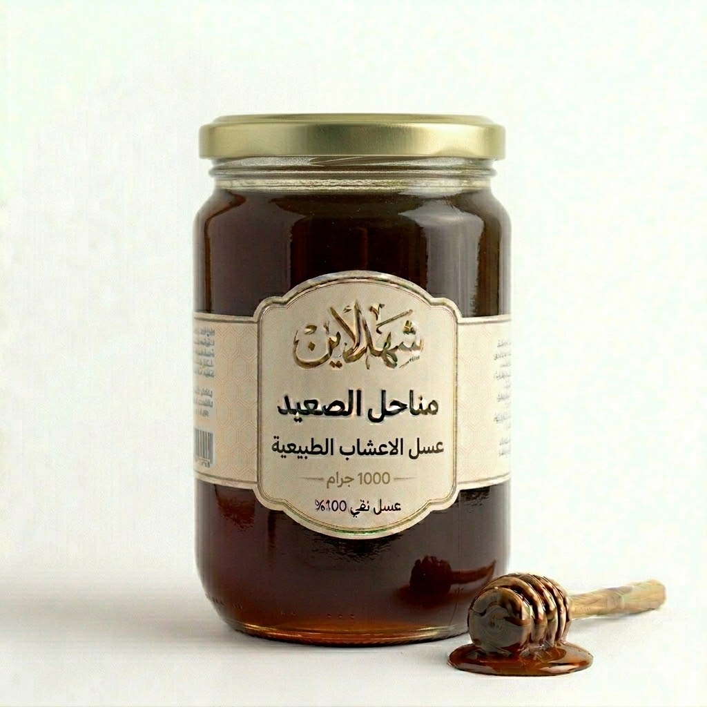 عسل الأعشاب البرية الطبيعي (1 كيلو) – كنز الطبيعة من مناحل الصعيد